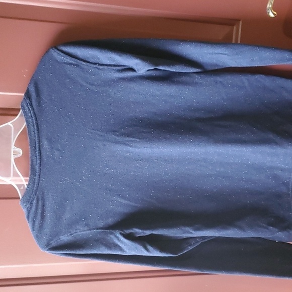 Vintage Carharrt LS navy fleck rugged workweek tee shirt small (4-6) relaxed fit - Picture 6 of 7